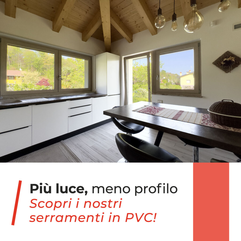 Serramenti IN PVC DEL GRUPPO ERMETIC SERRAMENTI: profili sottili e prestazioni al top.