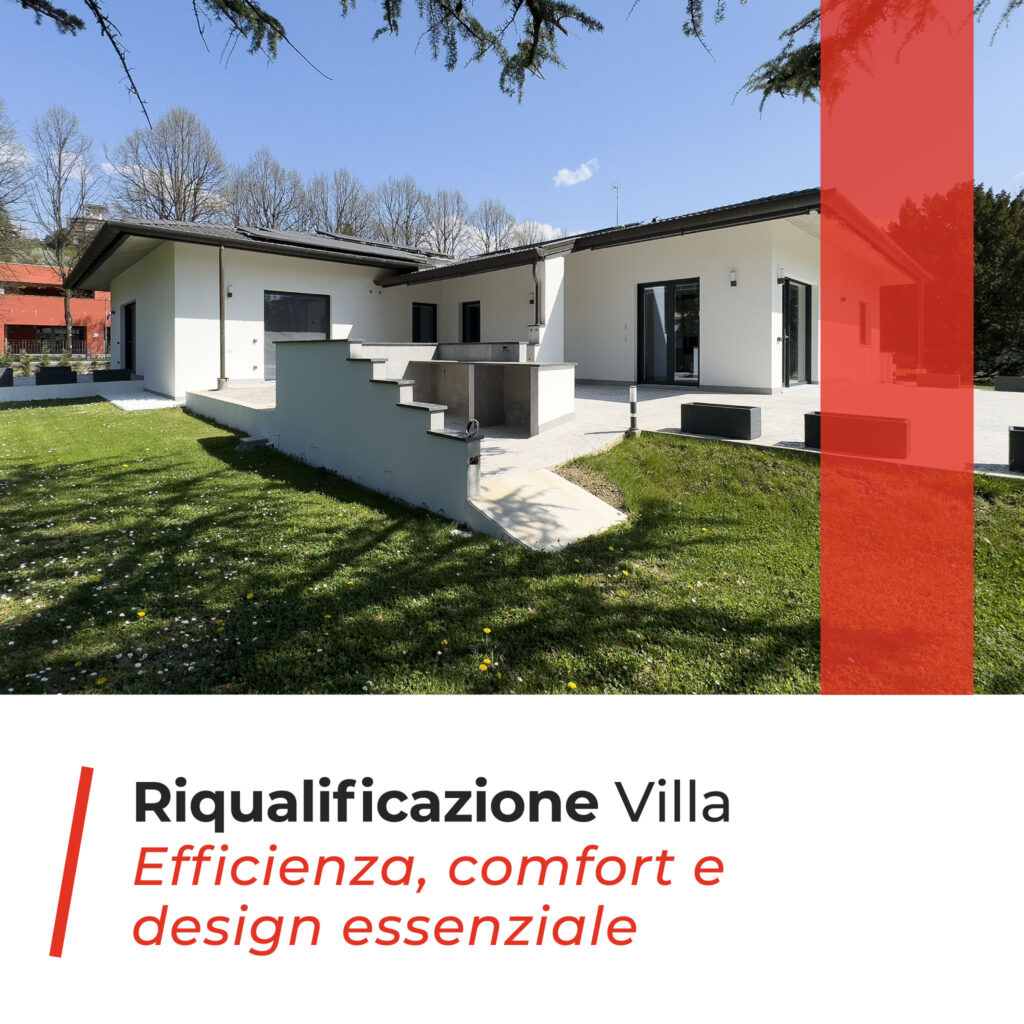 Riqualificazione di una villa in Alto Friuli: efficienza, comfort e design essenziale